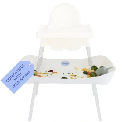 Abbildung von CATCHY Auffangschale Zubehör für den Hochstuhl Essensauffänger Krümel und Kleckereien Baby Kinderhochstühle (Hochstuhl separat erhältlich)
