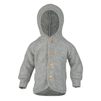 Abbildung von Engel Naturtextilien Walkjacke (1 St) Baby Fleece Jacke mit Kapuze aus Bio Schurwolle