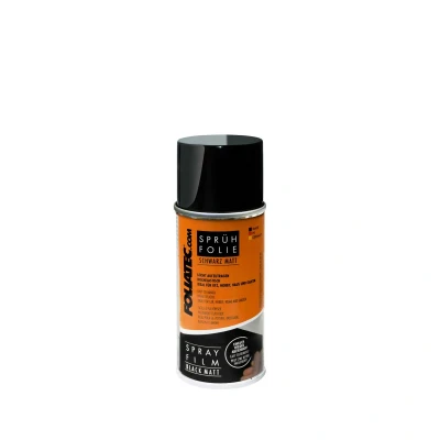 Abbildung von Foliatec Sprühfolie Auto Felgenfolie Sprüh Lack für Felgen, Abziehbar, Gute Deckkraft, schwarz matt, 150 ml