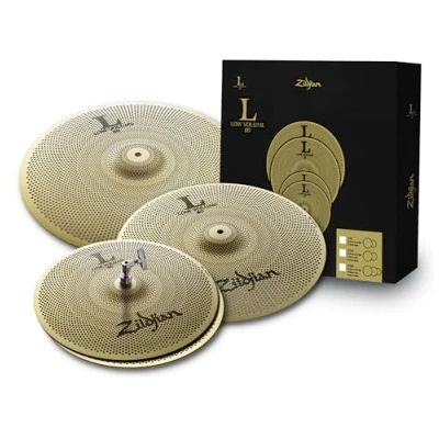 Abbildung von Zildjian L80 Series Low Volume 3 Cymbal Box Set 14&quot; Hi Hats, 16&quot; Crash, 18&quot; Crash/Ride