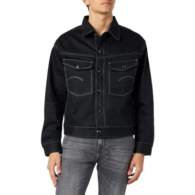 Abbildung von G Star Dakota Selvedge Jeansjacke, Herren, Größe: XXL, Raw denim