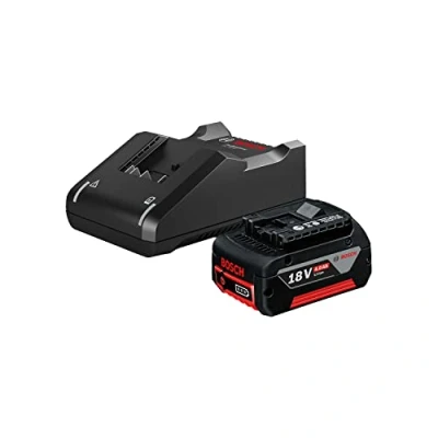 Abbildung von Bosch Professional 18V 4,0 Ah GBA Akku und Schnellladegerät