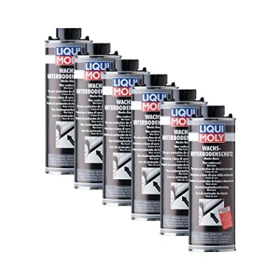 Abbildung von 6X LIQUI Moly 6102 Wachs Unterbodenschutz anthrazit schwarz Pflege Schutz 1L