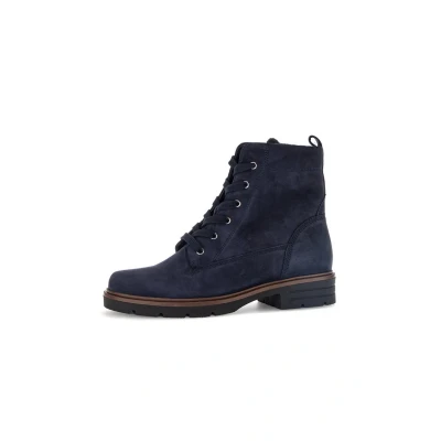 Abbildung von Gabor Damen Schnürstiefeletten, Frauen Stiefeletten,Best Fitting,uebergangsstiefel,schnürboots,Winterschuhe,Blue (Ra.Cognac),38.5 EU / 5.5 UK