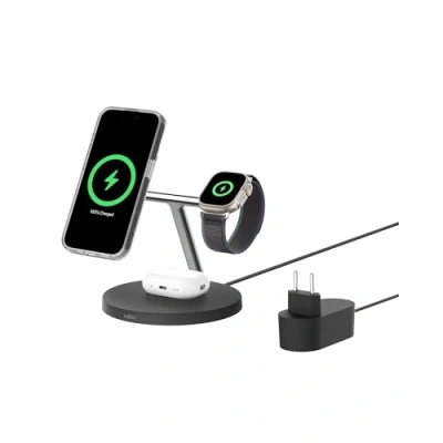 Abbildung von Belkin 3 in 1 magnetische Ladestation for Apple Watch, black