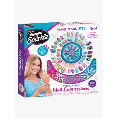 Abbildung von Shimmer n&#039; Sparkle Trendy tips Nagelset Expressions