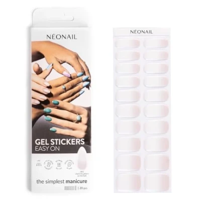 Abbildung von NEONAIL Gel UV Stickers Easy On M12 Rosa Nagelsticker Nagellackstreifen Nagelaufkleber für Füße und Hände Fingernägel zum aufkleben Nageldesign 1 Blatt 20 Stk