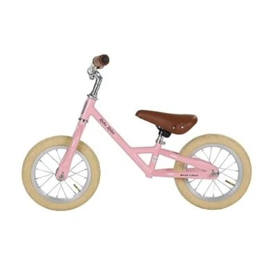 Abbildung von Laufrad ab 2,5 Jahren. Metal Retro Rider pink mit verstellbarem Sattel und Lenker.