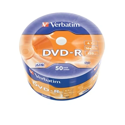 Abbildung von Verbatim 43788&quot; DVD R 4,7GB 16x 50er Wrap Spindel Silber