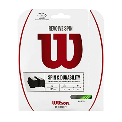 Abbildung von Wilson Unisex Erwachsene Revolve Spin 17 Set Gr Strings, Grün, 12,2 Meter EU