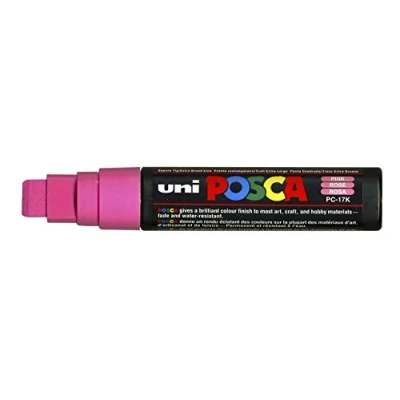 Abbildung von Uni Ball Fasermaler Posca PC 17K 15mm rosa