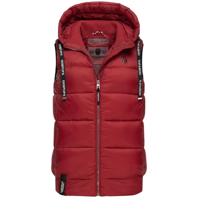 Abbildung von Navahoo Kassidy Weste, Damen, Größe: Medium, Blood red