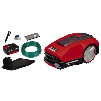 Abbildung von Einhell Rasenmähroboter »FREELEXO 550 Kit« Mähroboter, bis m² Rasenfläche, (Set), Schnittbreite 18 cm, Inkl. Akku und Ladestation, 6 tlg.