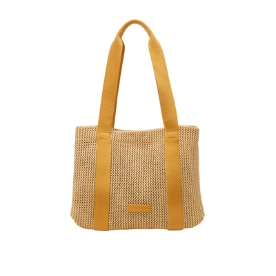 Abbildung von Marc OPolo Shopper &quot;in Crochet Raffia Bast Optik&quot;