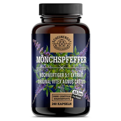 Abbildung von Scheunengut® Mönchspfeffer 5:1 Extrakt Vitex Agnus Castus 240 St