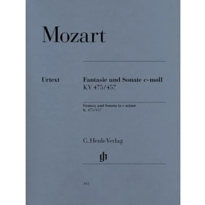 Abbildung von Fantasie und Sonate c moll KV 475/457. Klavier: Instrumentation: Piano solo (G. Henle Urtext Ausgabe)