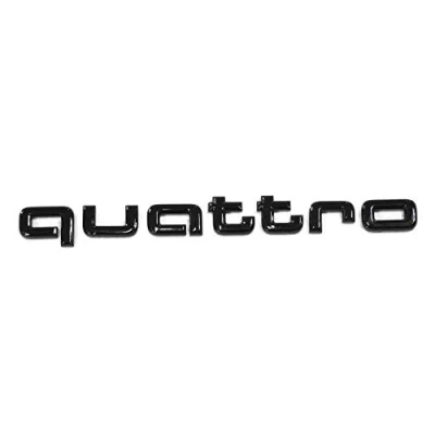 Abbildung von Audi 4KE071806 Quattro Schriftzug schwarz Tuning Exclusive Black Edition Emblem