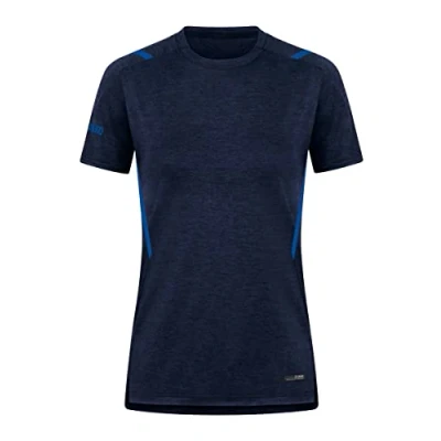 Abbildung von JAKO Damen T Shirt Challenge, Marine Meliert/Royal, 40