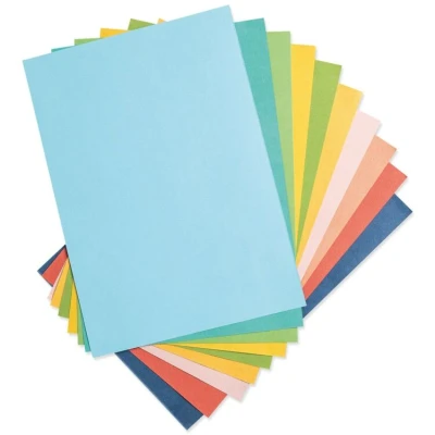 Abbildung von Sizzix Surfacez Karton, A4, Sommerfarben, 40 Blatt, mehrfarbig, Einheitsgröße