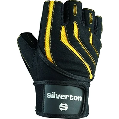 Abbildung von Silverton Erwachsene Handschuhe Power 4, schwarz/Gelb, M