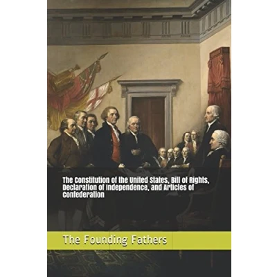 Abbildung von the Constitution of United States, Bill Rights, Declaration Independence, and Articles Confederation