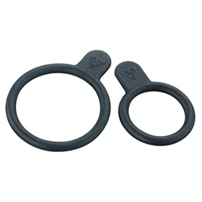 Abbildung von Topeak Rubber Strap White/RedLite II (Small), Unisex, Erwachsene, Schwarz, Einheitsgröße