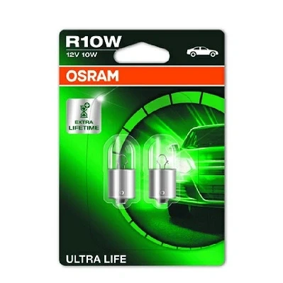 Abbildung von OSRAM ULTRA LIFE 5008ULT 02B Glühlampe, Blinkleuchte 12 10 R10W VOLKSWAGEN: Multivan 5 (7HM, Golf 4 Schrägheck, TRANSPORTER Bus, OPEL: Astra G CC