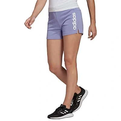 Abbildung von adidas Performance kurze Sporthose, Damen, Größe: XS, Medium grey heather/white