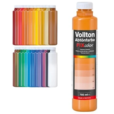 Abbildung von decotric Decolor Bunte Abtönfarbe Terrakotta 750 ml I Dispersionsfarbe für dekorative Anstriche und wasserbasierten Materialien Hohe Farbkraft &amp; Ergiebigkeit