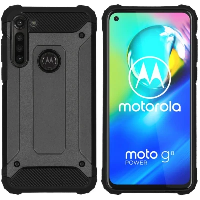Abbildung von Motorola Moto G8 Power Hülle Kunststoff iMoshion Hard Case/Backcover Handyhülle Schwarz