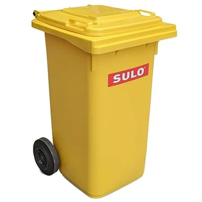 Abbildung von SULO Mülltrennsystem 120 L Mülleimer Mülltonne gelb