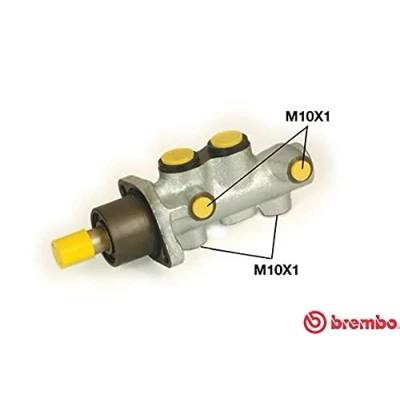 Abbildung von BREMBO M 23 025 Hauptbremszylinder 22,2 Gusseisen 10 x 1 (4) FIAT: Doblo I Kombi, Cargo