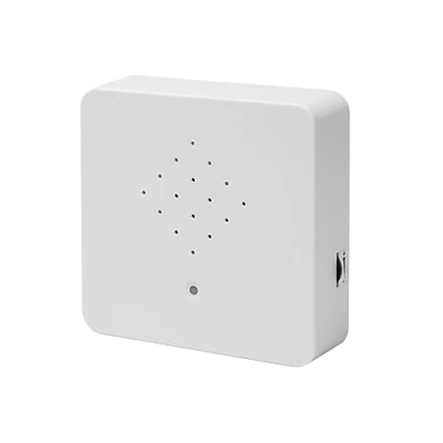 Abbildung von Spetebo Dekoobjekt Soundbox mit Vogelgezwitscher weiß / 12 cm (Packung, 1 St., 1tlg), Bewegungsmelder 2 Meter Sensibilität