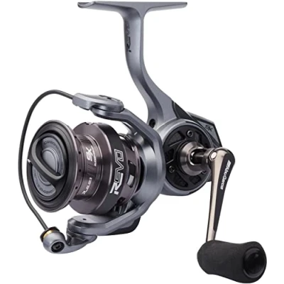 Abbildung von Abu Garcia Spinnrolle, Revo SX Allrounder, Raubfisch, Süßwasserangler, Barsch, Hecht, Zander, Schwarz/Grau, 5.1:1 Übersetzung, robust &amp; leicht, 9+1 Lager, 2000