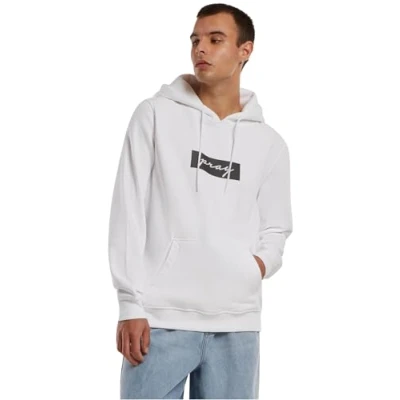 Abbildung von Mister Tee PRAY Boxlogo Kapuzenpullover, Herren, Größe: XL, White