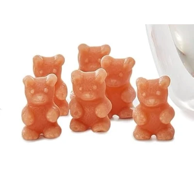 Abbildung von Tee Bären® &quot;Holunder Rhabarber&quot; einzigartige Fruchtgummi mit 10% Fruchtgehalt aus Fruchtsaftkonzentrat, zum Zubereiten eines Heißgetränks oder einfach nur Vernaschen (500 g)