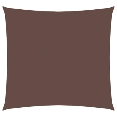 Abbildung von vidaXL Sonnensegel Wasserfest Sonnenschutz Windschutz Sonnendach UV Schutz Garten Terrasse Balkon Oxford Gewebe Quadratisch 4,5x4,5m Braun