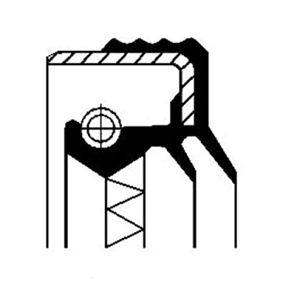 Abbildung von CORTECO 12015782B Wellendichtring, Verteilergetriebe