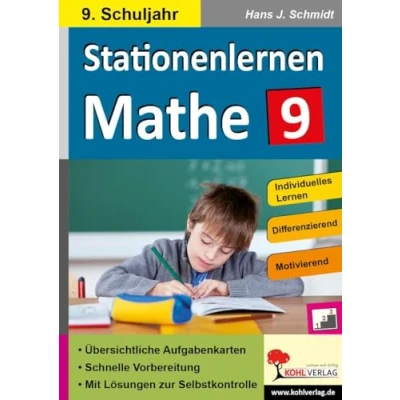 Abbildung von Stationenlernen Mathe / Klasse 9: Komplett ausgearbeitetes Freiarbeitsmaterial im 9. Schuljahr