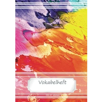 Abbildung von Vokabelheft DIN A5 Abstrakt 4: 70 Seiten liniert, zweispaltig (Motiv Vokabelhefte, Band 31)