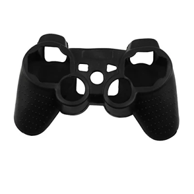 Abbildung von Silikon Schutzhülle für Sony PS3 Controller Playstation 3 Dualshock Wireless Game (schwarz)