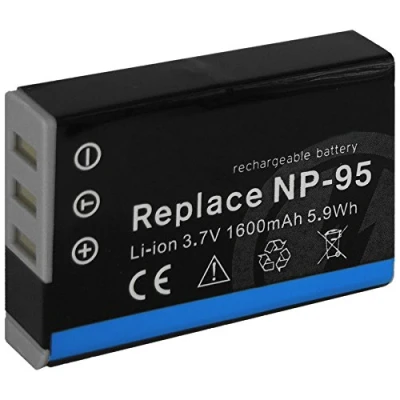 Abbildung von Ersatz Akku für Fuji NP 95 / Fujifilm Finepix Real3D W1, X30, X70, X100(S/T), X S1... Ricoh GXR... s. Liste