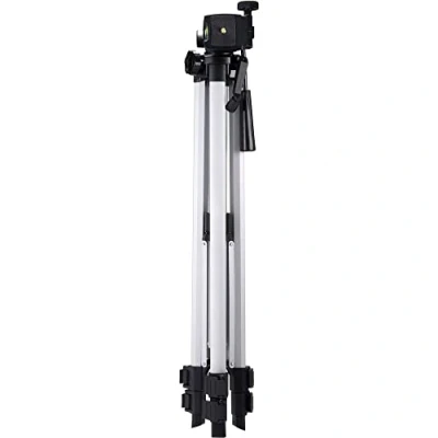 Abbildung von TOOLCRAFT Tripod 1/4 Zoll Arbeitshöhe=51 150 cm Silver INOX Wasserwaage
