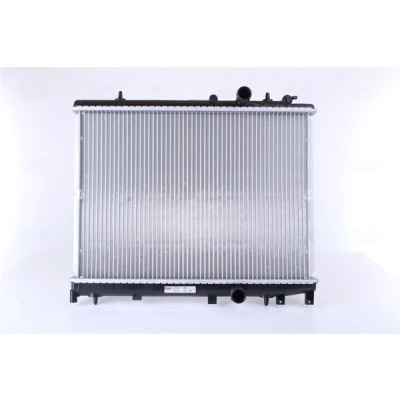 Abbildung von NISSENS 63504 Kühler, Motorkühlung Aluminium 380 542 16 Kühlrippen gelötet PEUGEOT: 206 Schrägheck, SW