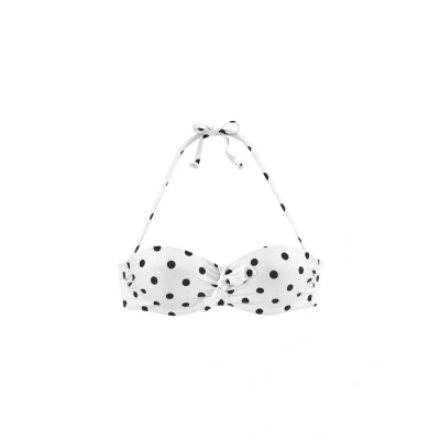 Abbildung von LASCANA Bügel Bandeau Bikini Top &quot;Powder&quot;, aus Piqué Strukturware