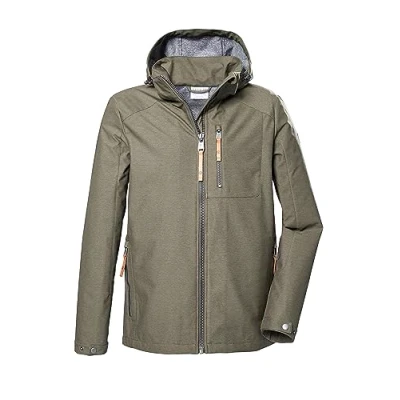 Abbildung von G.I.G.A. DX Herren Gs 7 Mn Sftshll Jckt Softshell Jacke Mit Abzippbarer Kapuze/Outdoorjacke, Grün, XXL EU