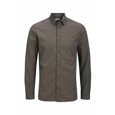 Abbildung von Jack &amp; Jones Comfort FIT Hemd, Herren, Größe: Small, Brown