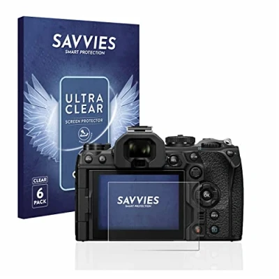 Abbildung von Savvies 6 Stück Schutzfolie für Olympus OM 1 2022 Displayschutz Folie Ultra Transparent