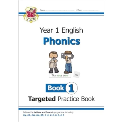 Abbildung von KS1 English Year 1 Phonics Targeted Practice Book (CGP Phonics)