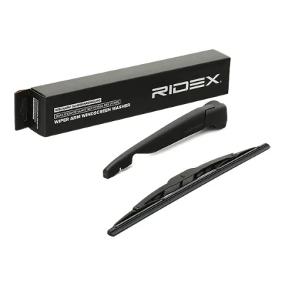 Abbildung von Wischarm, Scheibenreinigung Ridex 301W0102 hinten mit Kappe, integriertem Wischblatt VOLVO: V40 Kombi, V70 2, XC70 I Cross Country